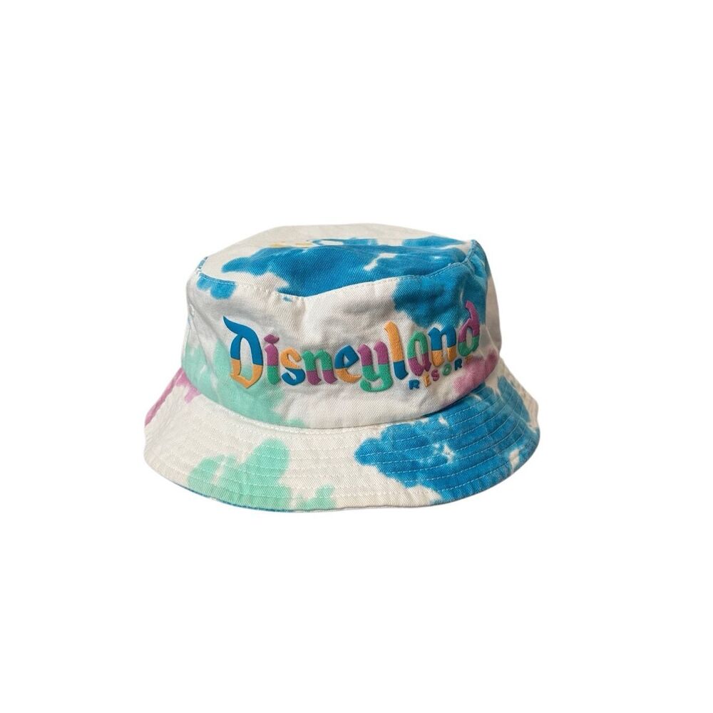 Disney‎ Parks Spirit Jersey WDW Mickey Tie Dye Multi-Color Bucket Hat Size Adult